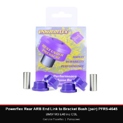 Powerflex Rear ARB End Link to Bracket Bush (pair) PFR5-4645 - BMW M3 E46 inc CSL