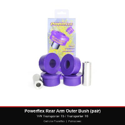 Powerflex Rear Arm Outer Bush (pair) - VW Transporter T5 / Transporter T6