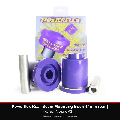 Powerflex Rear Beam Mounting Bush 14mm (pair) - Renault Megane RS III