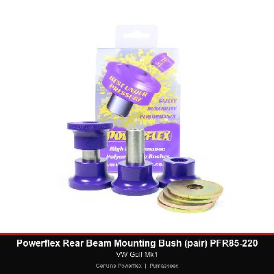Powerflex Rear Beam Mounting Bush (pair) PFR85-220 - VW Golf Mk1