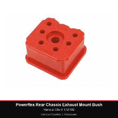 Powerflex Rear Chassis Exhaust Mount Bush - Renault Clio II 172/182