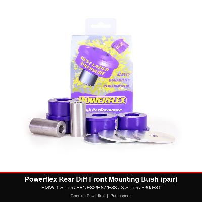 Powerflex Rear Diff Front Mounting Bush (pair) - BMW 1 Series E81/E82/E87/E88 / 3 Series F30/F31