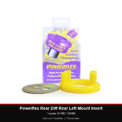 Powerflex Rear Diff Rear Left Mount Insert - Toyota GT86 / GR86