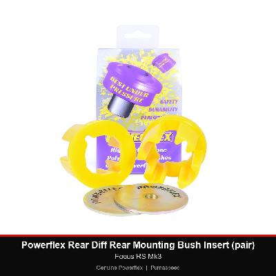 Powerflex Rear Diff Rear Mounting Bush Insert (pair) - Focus RS Mk3