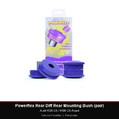 Powerflex Rear Diff Rear Mounting Bush (pair) - Audi RS6 C5 / RS6 C5 Avant