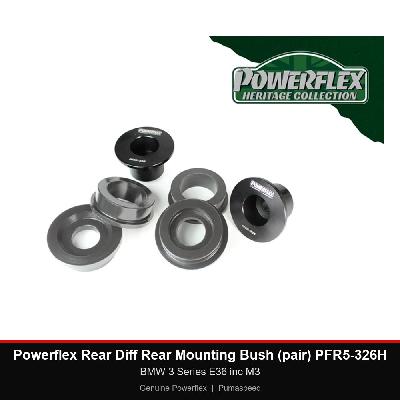 Powerflex Rear Diff Rear Mounting Bush (pair) PFR5-326H - BMW 3 Series E36 inc M3