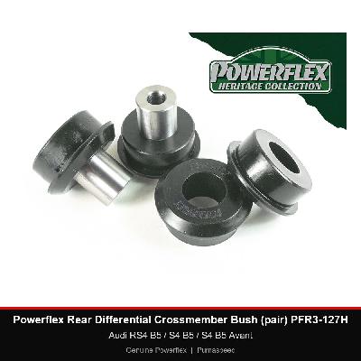 Powerflex Rear Differential Crossmember Bush (pair) PFR3-127H - Audi RS4 B5 / S4 B5 / S4 B5 Avant