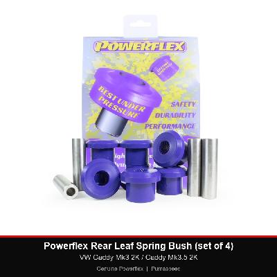 Powerflex Rear Leaf Spring Bush (set of 4) - VW Caddy Mk3 2K / Caddy Mk3.5 2K