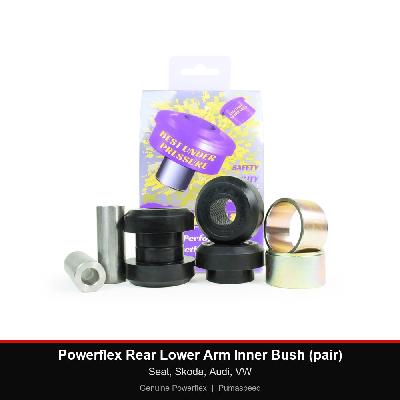 Powerflex Rear Lower Arm Inner Bush (pair) - Seat, Skoda, Audi, VW