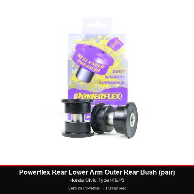 Powerflex Rear Lower Arm Outer Rear Bush (pair) - Honda Civic Type R EP3
