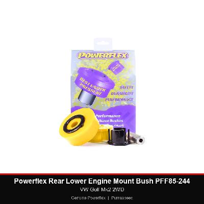 Powerflex Rear Lower Engine Mount Bush PFF85-244 - VW Golf Mk2 2WD