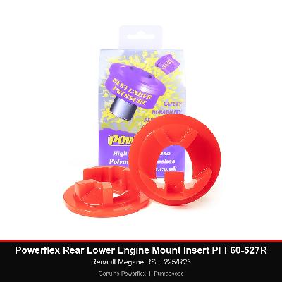 Powerflex Rear Lower Engine Mount Insert PFF60-527R - Renault Megane RS II 225/R26