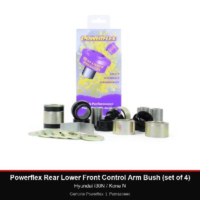 Powerflex Rear Lower Front Control Arm Bush (set of 4) - Hyundai i30N / Kona N