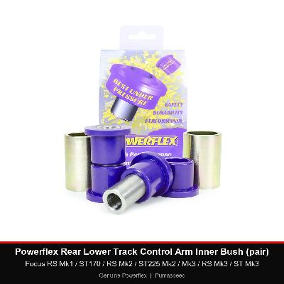 Powerflex Rear Lower Track Control Arm Inner Bush (pair) - Focus RS Mk1 / ST170 / RS Mk2 / ST225 Mk2 / Mk3 / RS Mk3 / ST Mk3