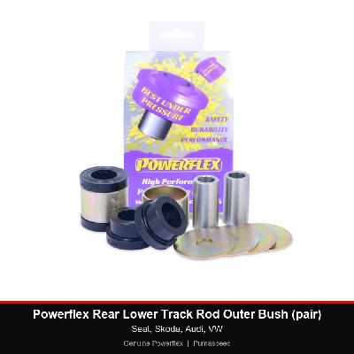 Powerflex Rear Lower Track Rod Outer Bush (pair) - Seat, Skoda, Audi, VW