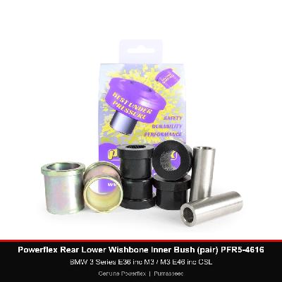 Powerflex Rear Lower Wishbone Inner Bush (pair) PFR5-4616 - BMW 3 Series E36 inc M3 / M3 E46 inc CSL