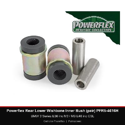 Powerflex Rear Lower Wishbone Inner Bush (pair) PFR5-4616H - BMW 3 Series E36 inc M3 / M3 E46 inc CSL