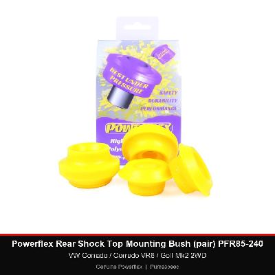Powerflex Rear Shock Top Mounting Bush (pair) PFR85-240 - VW Corrado / Corrado VR6 / Golf Mk2 2WD