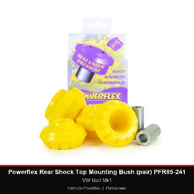 Powerflex Rear Shock Top Mounting Bush (pair) PFR85-241 - VW Golf Mk1
