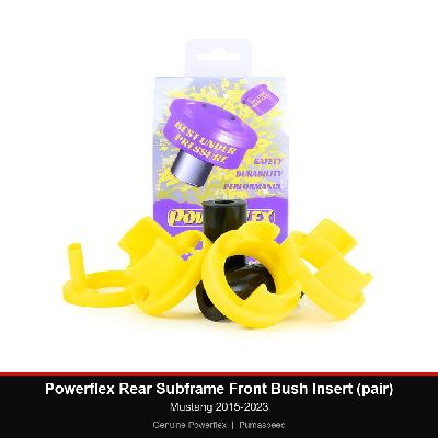 Powerflex Rear Subframe Front Bush Insert (pair) - Mustang 2015-2023