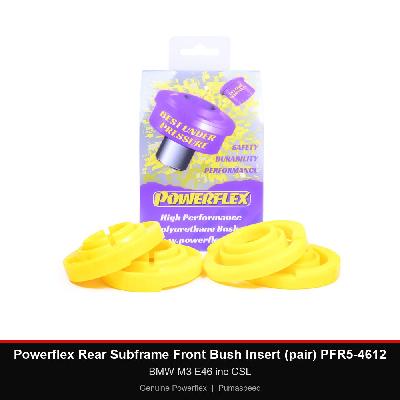 Powerflex Rear Subframe Front Bush Insert (pair) PFR5-4612 - BMW M3 E46 inc CSL