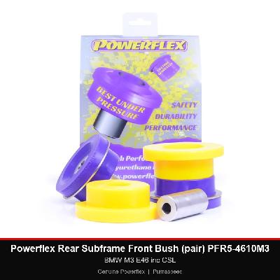 Powerflex Rear Subframe Front Bush (pair) PFR5-4610M3 - BMW M3 E46 inc CSL