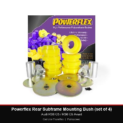 Powerflex Rear Subframe Mounting Bush (set of 4) - Audi RS6 C5 / RS6 C5 Avant