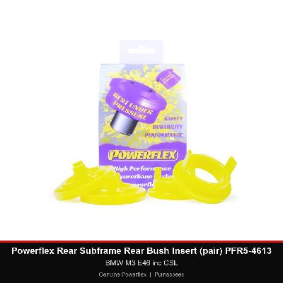 Powerflex Rear Subframe Rear Bush Insert (pair) PFR5-4613 - BMW M3 E46 inc CSL