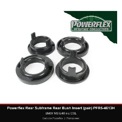 Powerflex Rear Subframe Rear Bush Insert (pair) PFR5-4613H - BMW M3 E46 inc CSL