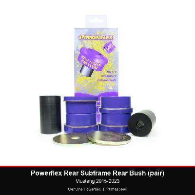 Powerflex Rear Subframe Rear Bush (pair) - Mustang 2015-2023