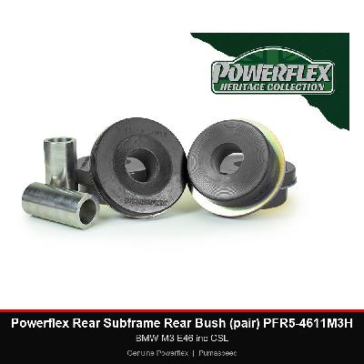 Powerflex Rear Subframe Rear Bush (pair) PFR5-4611M3H - BMW M3 E46 inc CSL