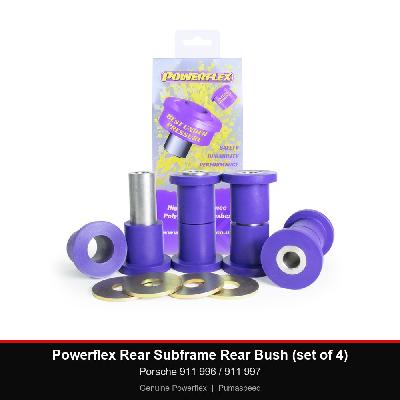Powerflex Rear Subframe Rear Bush (set of 4) - Porsche 911 996 / 911 997