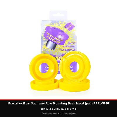 Powerflex Rear Subframe Rear Mounting Bush Insert (pair) PFR5-3616 - BMW 3 Series E36 inc M3