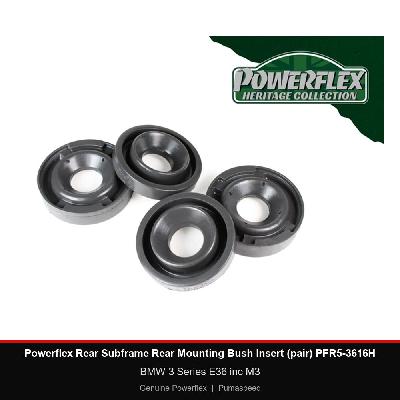 Powerflex Rear Subframe Rear Mounting Bush Insert (pair) PFR5-3616H - BMW 3 Series E36 inc M3