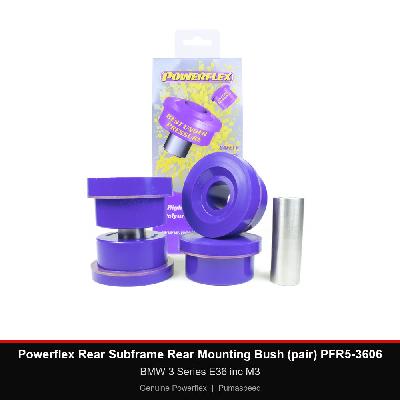 Powerflex Rear Subframe Rear Mounting Bush (pair) PFR5-3606 - BMW 3 Series E36 inc M3