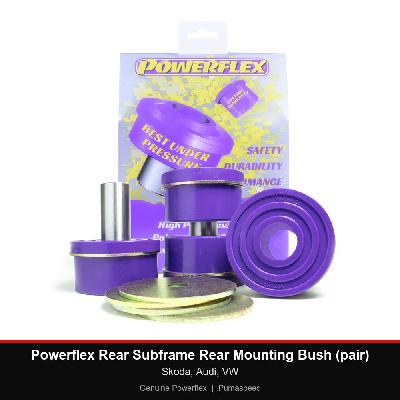 Powerflex Rear Subframe Rear Mounting Bush (pair) - Skoda, Audi, VW