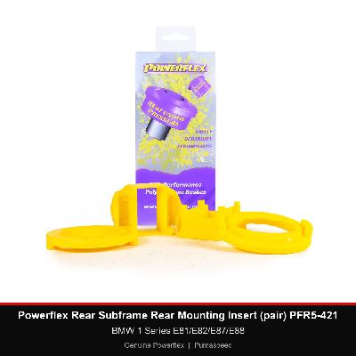 Powerflex Rear Subframe Rear Mounting Insert (pair) PFR5-421 - BMW 1 Series E81/E82/E87/E88