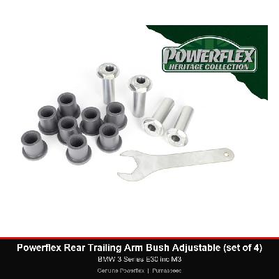Powerflex Rear Trailing Arm Bush Adjustable (set of 4) - BMW 3 Series E30 inc M3