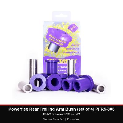 Powerflex Rear Trailing Arm Bush (set of 4) PFR5-306 - BMW 3 Series E30 inc M3