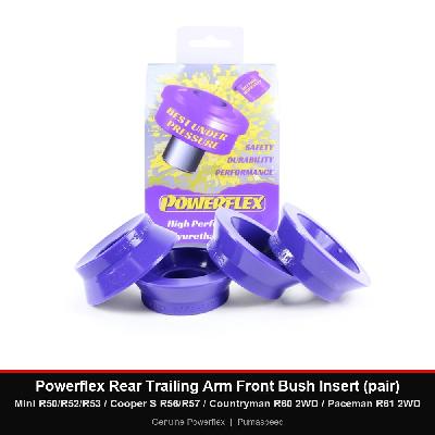 Powerflex Rear Trailing Arm Front Bush Insert (pair) - Mini R50/R52/R53 / Cooper S R56/R57 / Countryman R60 2WD / Paceman R61 2WD