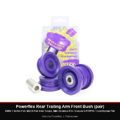Powerflex Rear Trailing Arm Front Bush (pair) - BMW 1 Series F40 / M235i F44 Gran Coupe, Mini Clubman F54 / Cooper S F55/F56 / Countryman F60