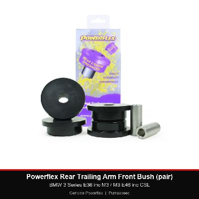 Powerflex Rear Trailing Arm Front Bush (pair) - BMW 3 Series E36 inc M3 / M3 E46 inc CSL
