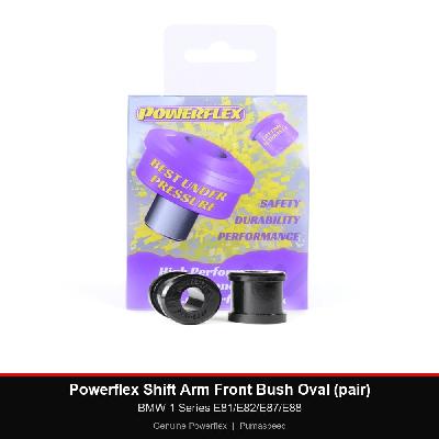 Powerflex Shift Arm Front Bush Oval (pair) - BMW 1 Series E81/E82/E87/E88