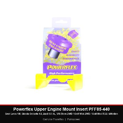 Powerflex Upper Engine Mount Insert PFF85-440 - Seat Leon 1M, Skoda Octavia 1U, Audi S3 8L, VW Bora 2WD / Golf Mk4 2WD / Golf Mk4 R32 / 4Motion
