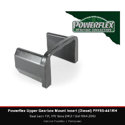 Powerflex Upper Gearbox Mount Insert (Diesel) PFF85-441RH - Seat Leon 1M, VW Bora 2WD / Golf Mk4 2WD