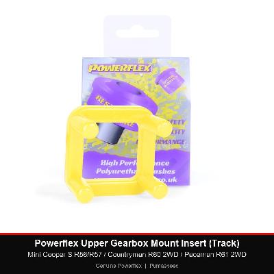 Powerflex Upper Gearbox Mount Insert (Track) - Mini Cooper S R56/R57 / Countryman R60 2WD / Paceman R61 2WD