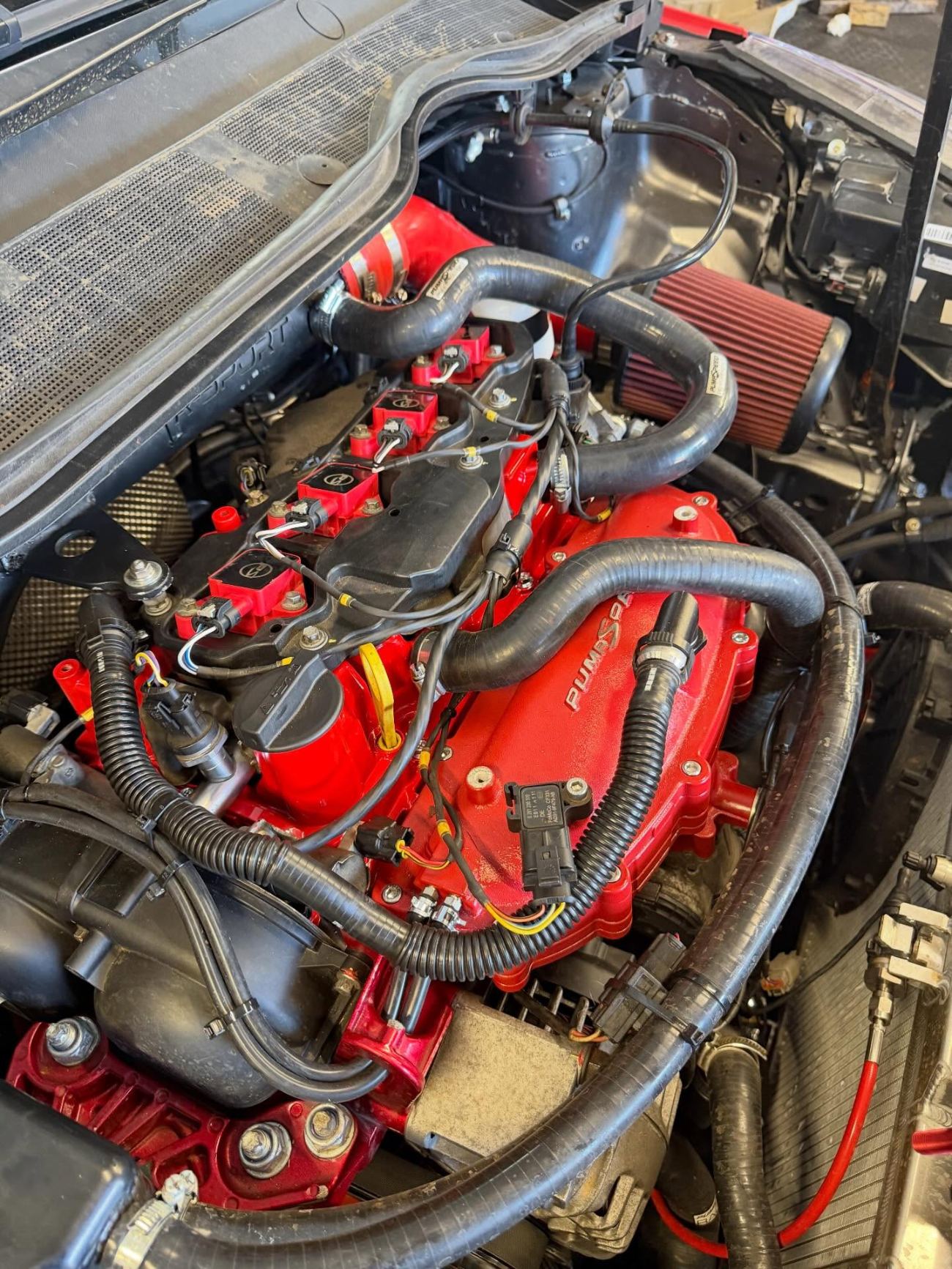 Project Aero 1.6 EcoBoost engine bay