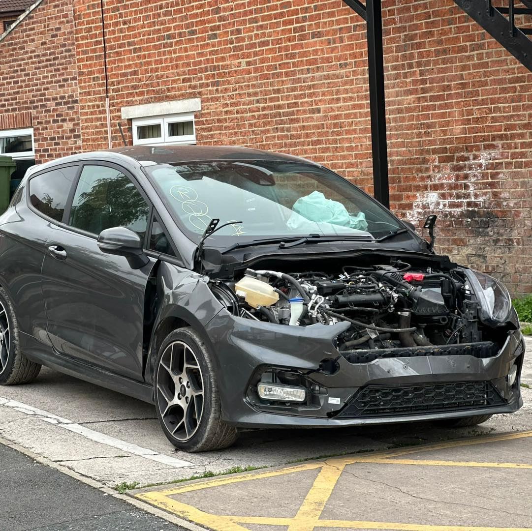 The Mk8 Fiesta ST as it arrived at Pumaspeed in 2023