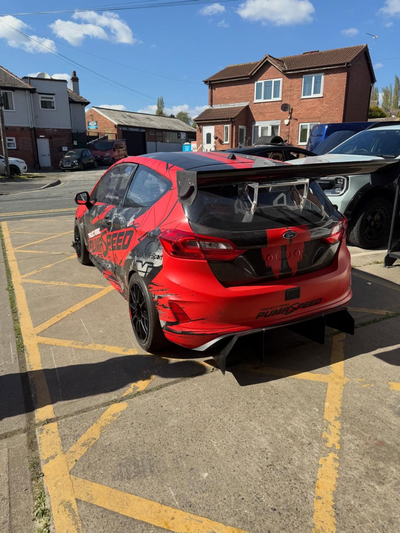 Project Aero rear wing and diffuser