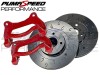 Ford fiesta mk7 stage 2 300mm big brake kit by Pumaspeed